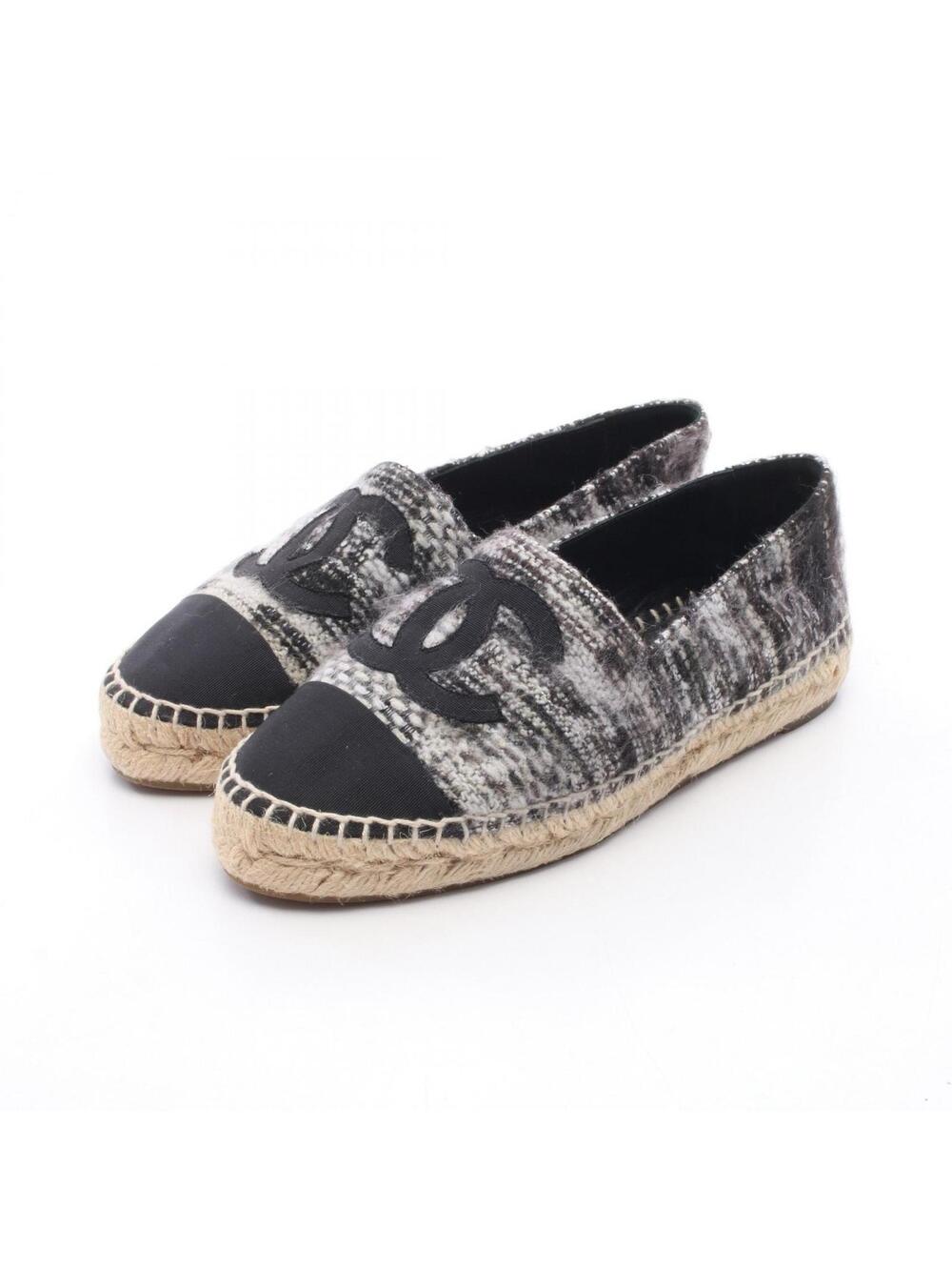 Chanel Coco Mark Espadrilles Slip-On #280396C59B
